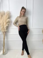 Legginsy-ciążowe-prązkowane-czarne-mouliu (5)