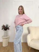 Jeansy-elastyczne-w-różowe-kwiatki-mouliu (4)