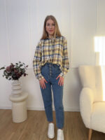 Koszula-flanelowa-bawełniana-bananowa-w-kratę - mouliu (1)