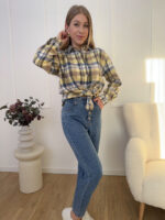 Koszula-flanelowa-bawełniana-bananowa-w-kratę - mouliu (3)