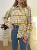 Koszula-flanelowa-bawełniana-cytrynowa-w-kratę - mouliu (6)